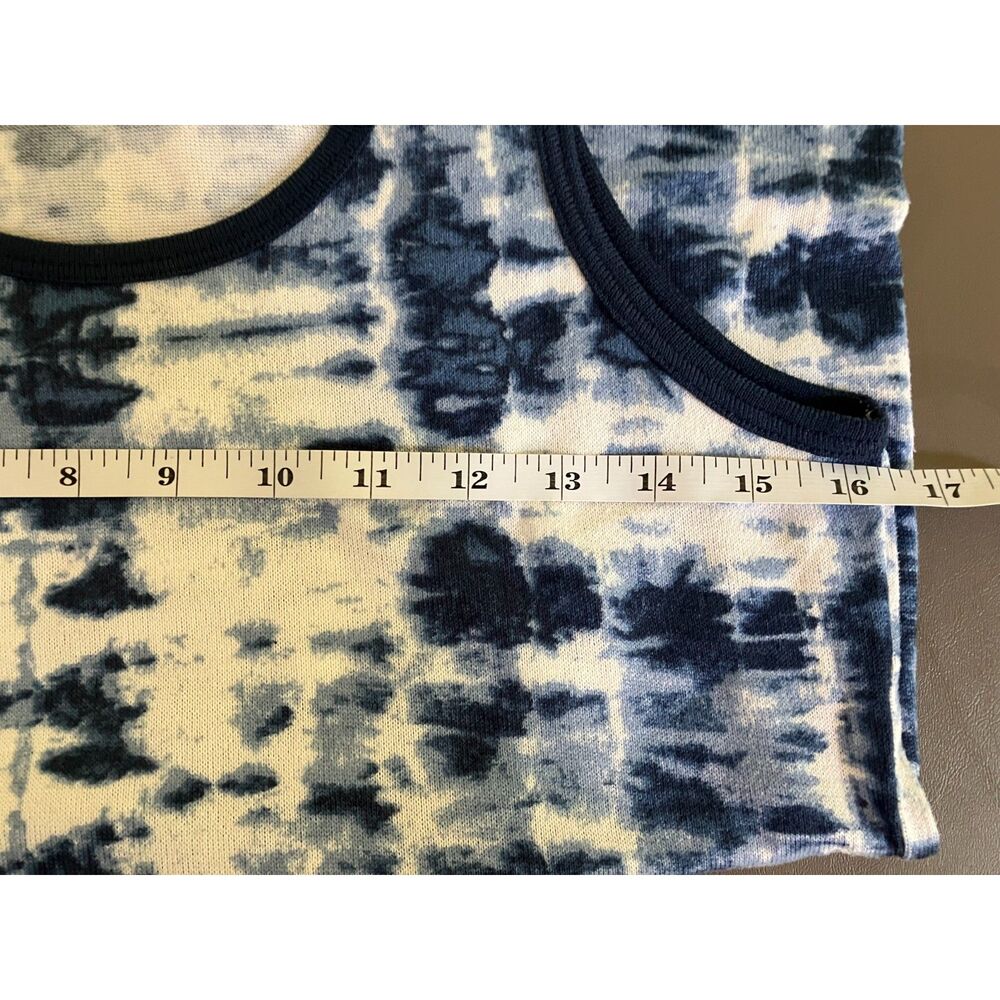 Lucky Brand knit scoop neck tie dye tank top - Picture 4 of 5